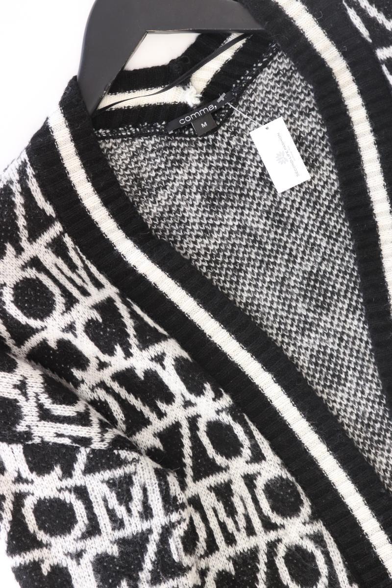 comma, Strickjacke Gr. M Langarm schwarz aus Polyacryl