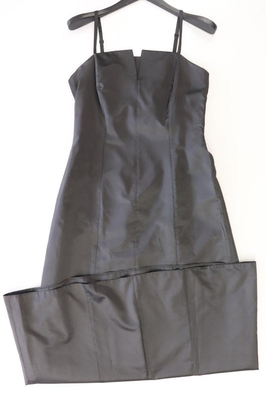 comma, Vintage Abendkleid Gr. 40 Träger grau aus Acetat