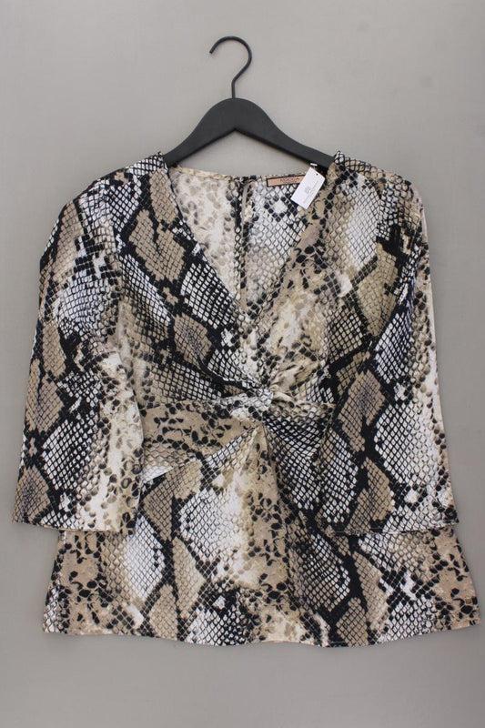 Kocca Classic Bluse Gr. S mit Tierdruck 3/4 Ärmel mehrfarbig
