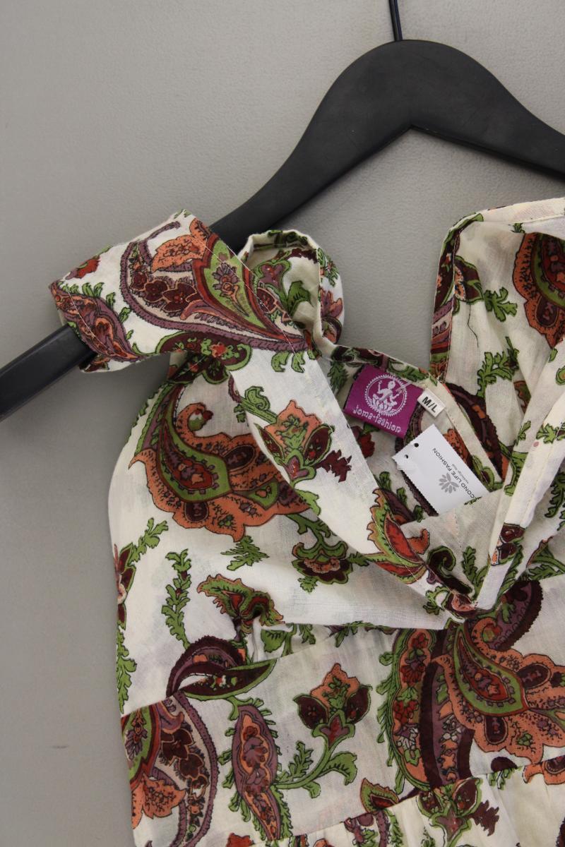 Trägerkleid Gr. M/L mit Paisleymuster Ärmellos mehrfarbig