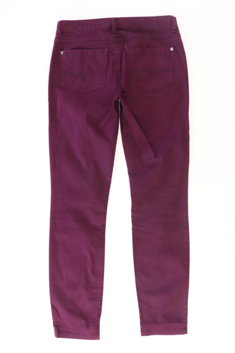 Street One Hose Gr. 34 lila aus Baumwolle