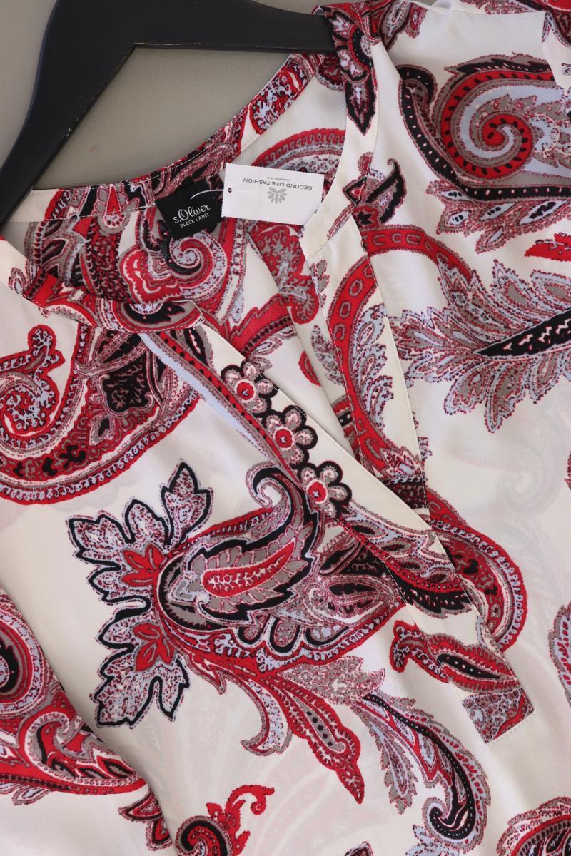s.Oliver Black Label Langarmbluse Gr. 38 mit Paisleymuster mehrfarbig