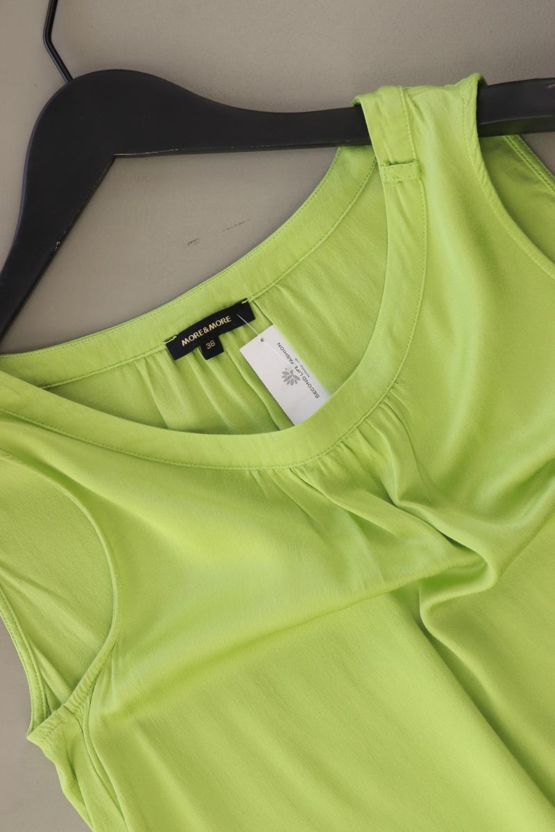 More&More Ärmellose Bluse Gr. 36 grün aus Viskose