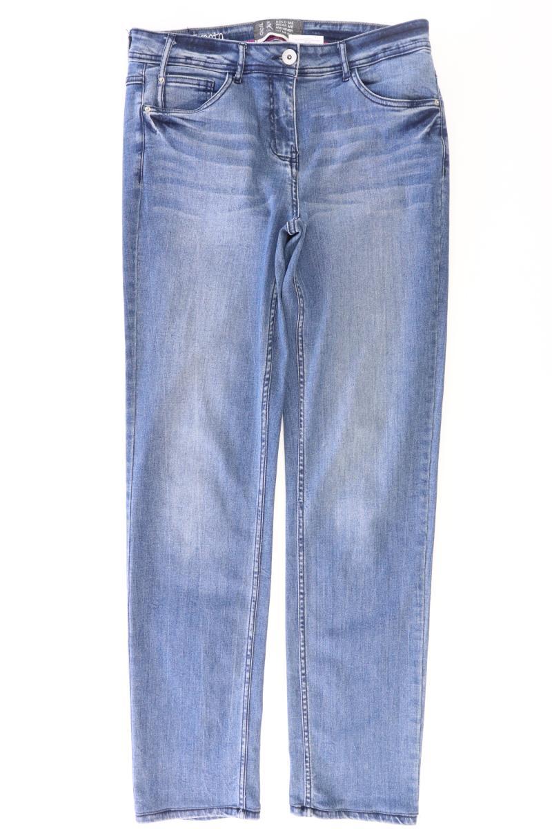 Cecil Straight Jeans Gr. W31 blau aus Baumwolle