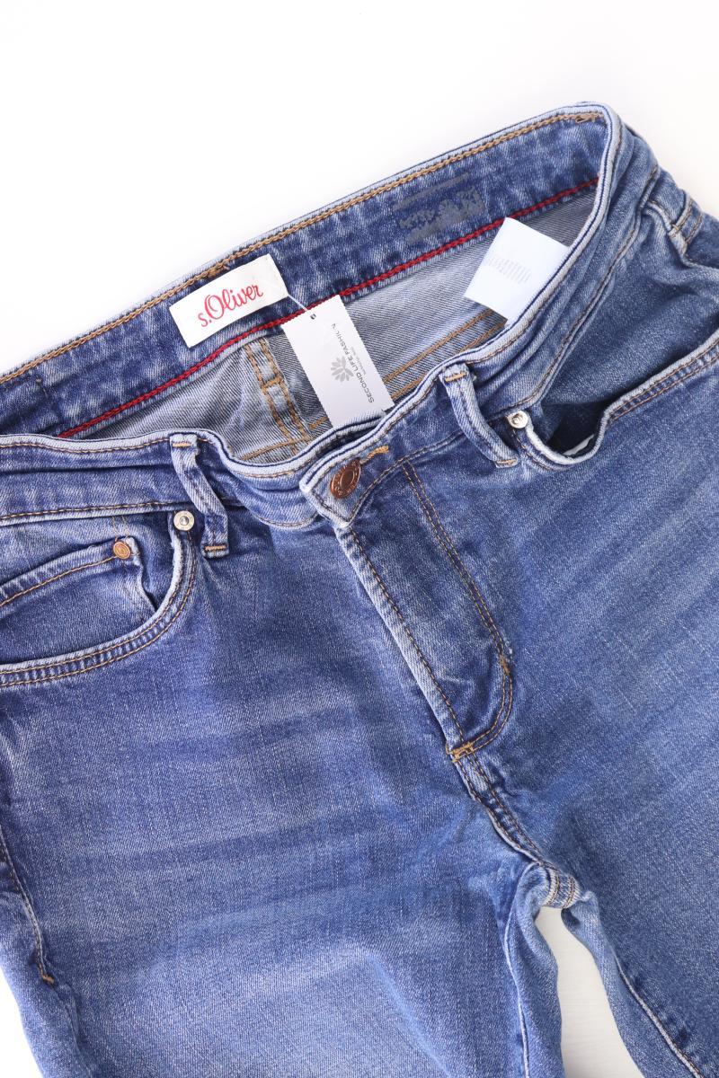 s.Oliver Skinny Jeans Gr. 34 blau aus Baumwolle