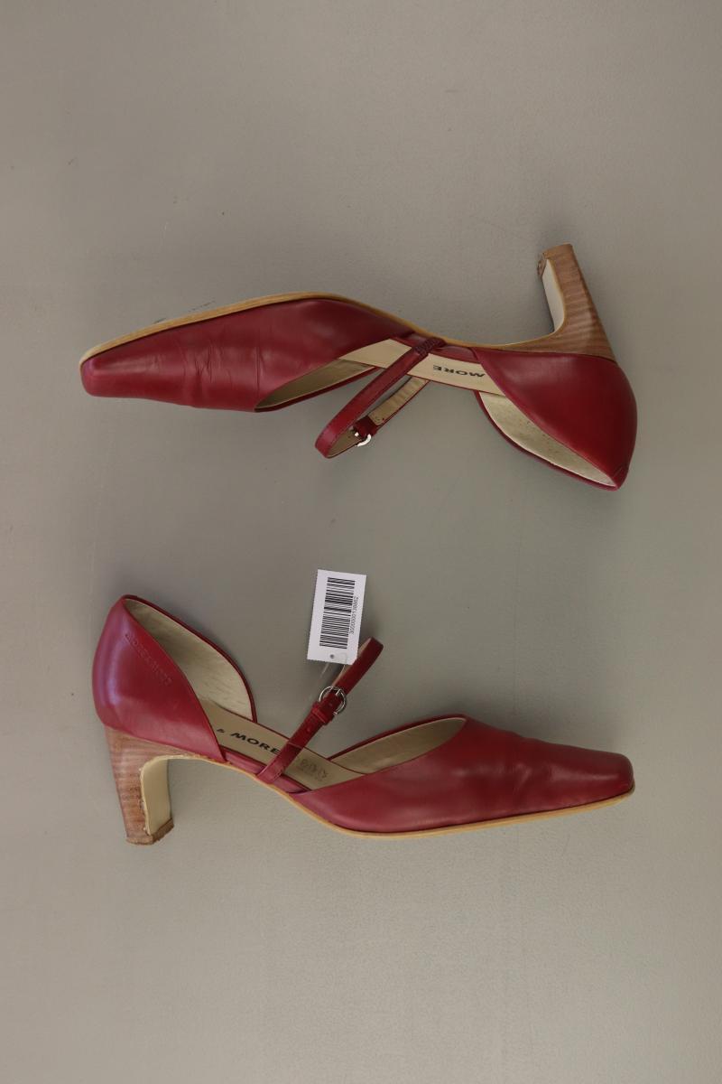 More&More Pumps Gr. 39 rot aus Leder