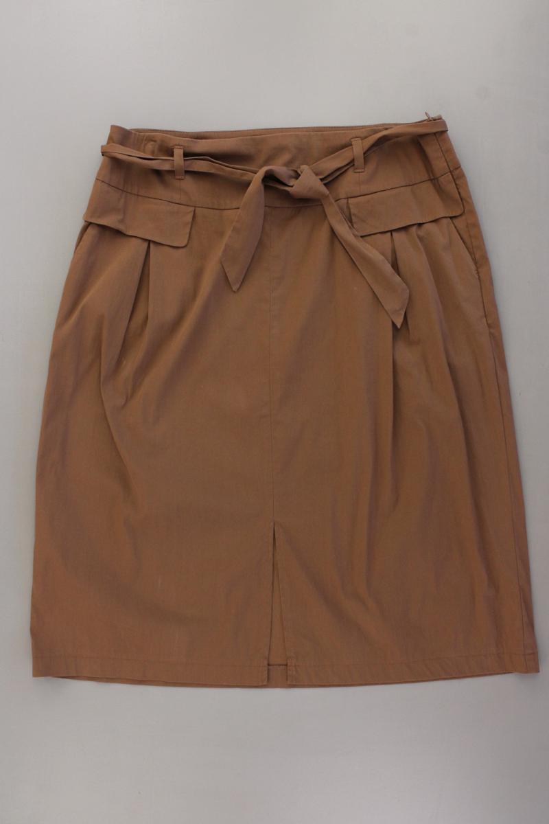 Gerry Weber Stretchrock Gr. 44 braun aus Baumwolle