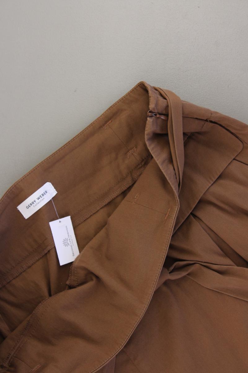 Gerry Weber Stretchrock Gr. 44 braun aus Baumwolle