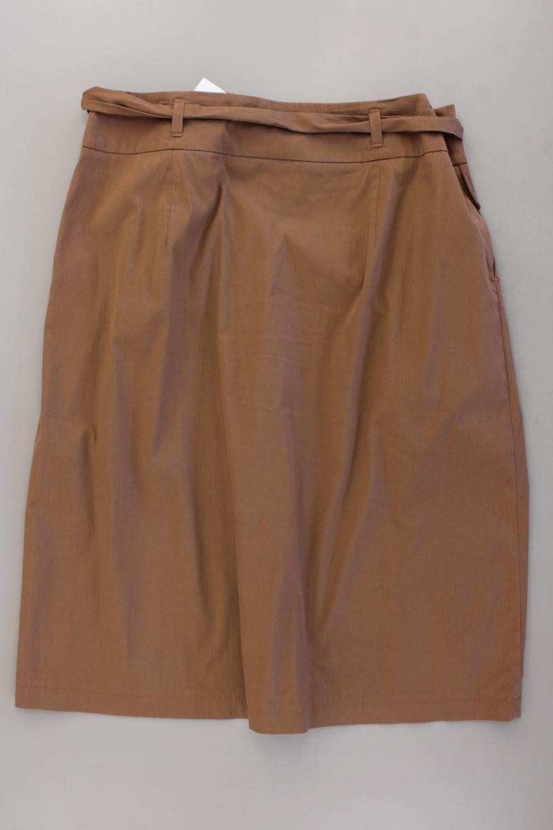 Gerry Weber Stretchrock Gr. 44 braun aus Baumwolle