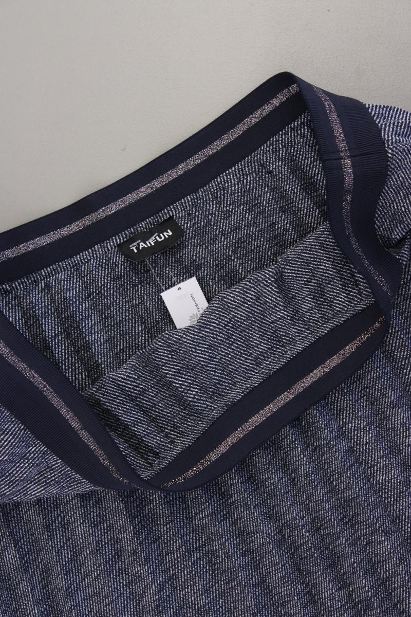 Taifun Faltenrock Gr. 44 neuwertig blau aus Polyester