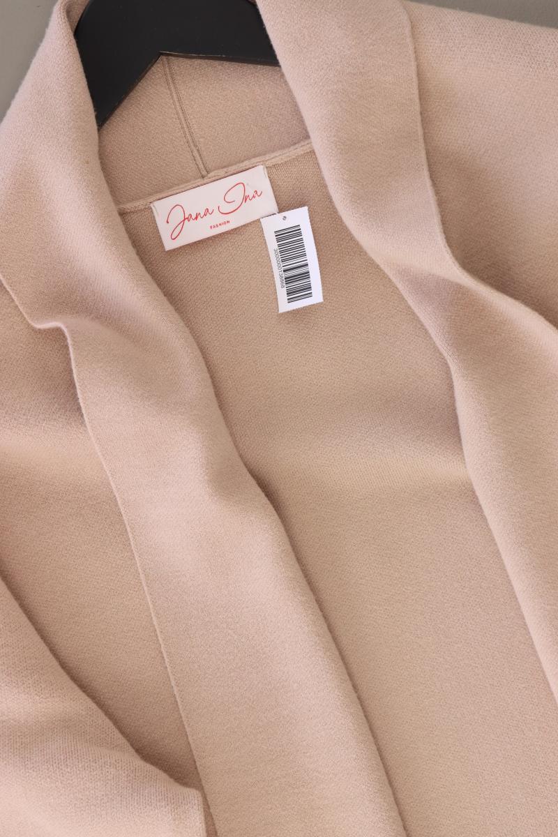 Jana Ina Fashion Regular Cardigan Gr. 44 Langarm creme aus Viskose