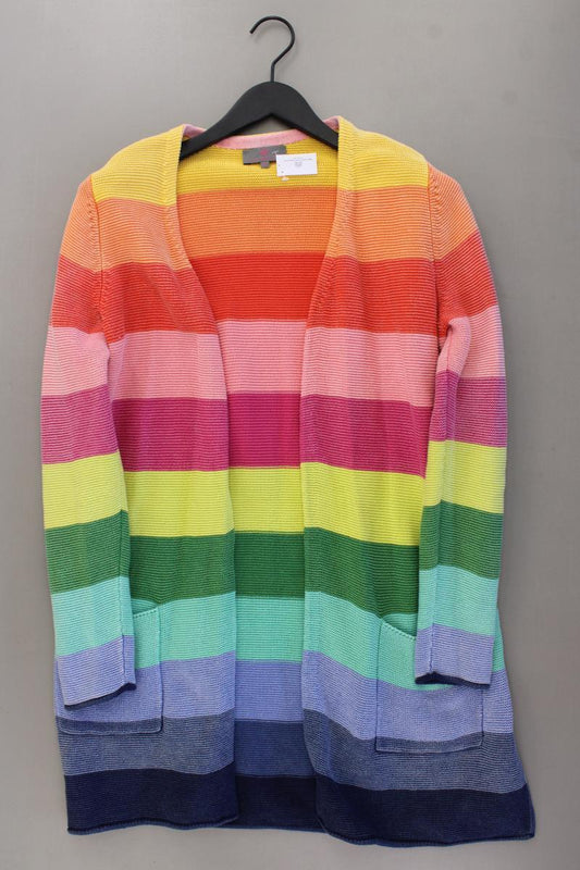 Lieblingsstück Strickjacke Gr. 38 gestreift Langarm mehrfarbig aus Baumwolle