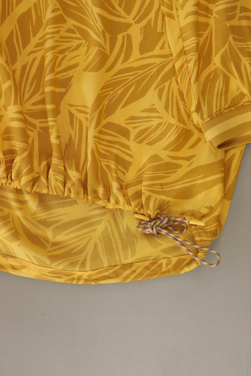Cecil Shirt mit V-Ausschnitt Gr. M mit Blumenmuster 3/4 Ärmel gelb