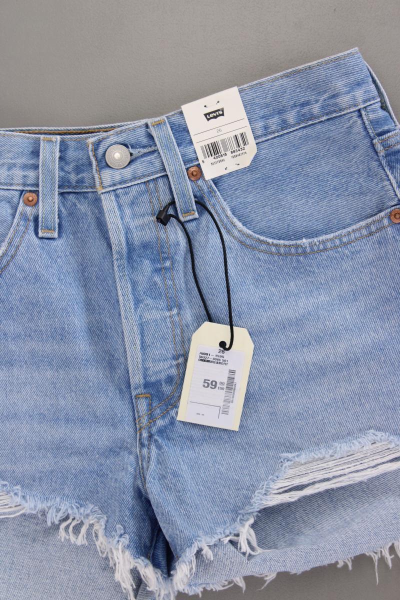 Levi's Jeansshorts Gr. W26 neu mit Etikett Neupreis: 59,0€! blau aus Baumwolle