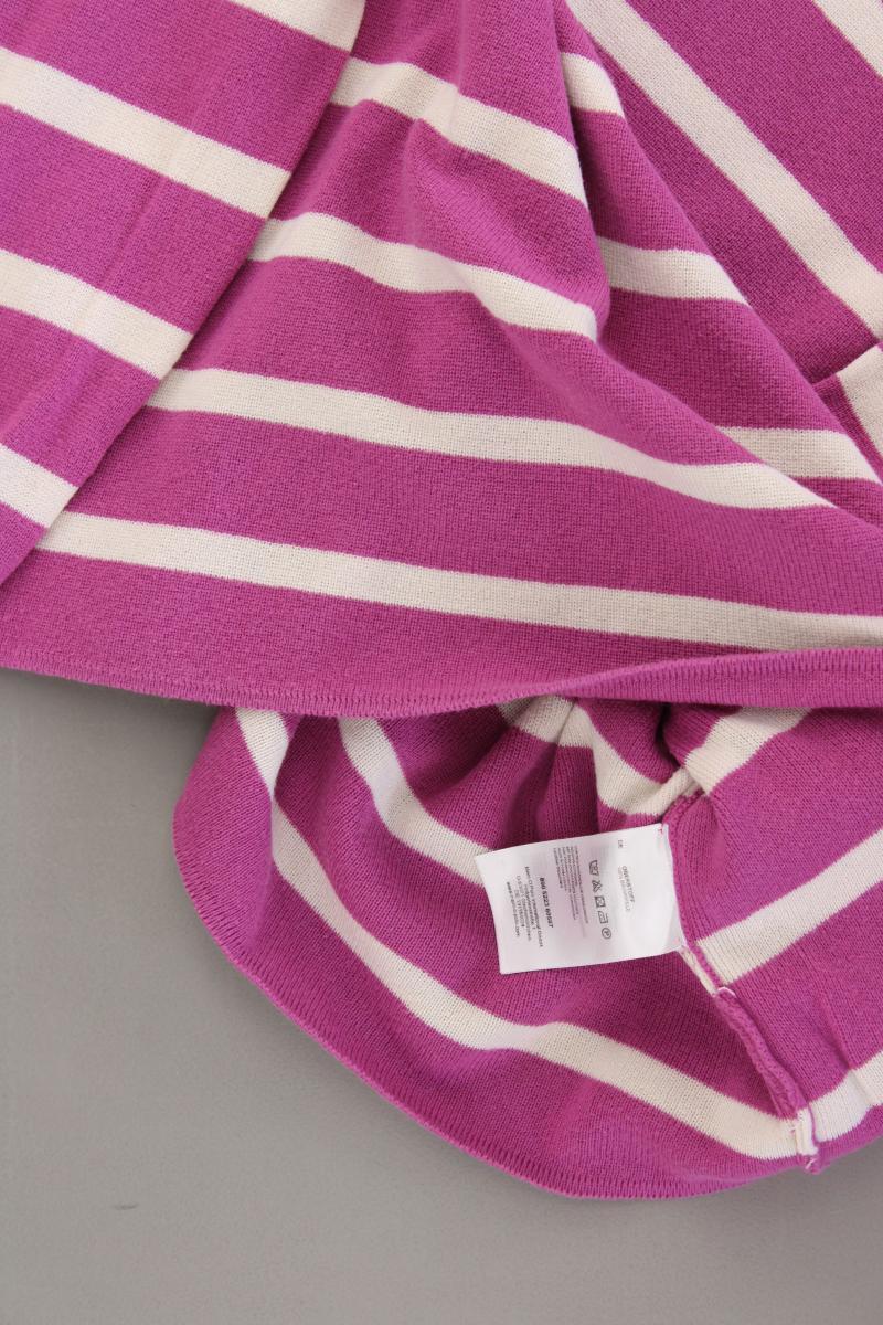 Marc O'Polo Feinstrickpullover Gr. XL gestreift lila aus Baumwolle