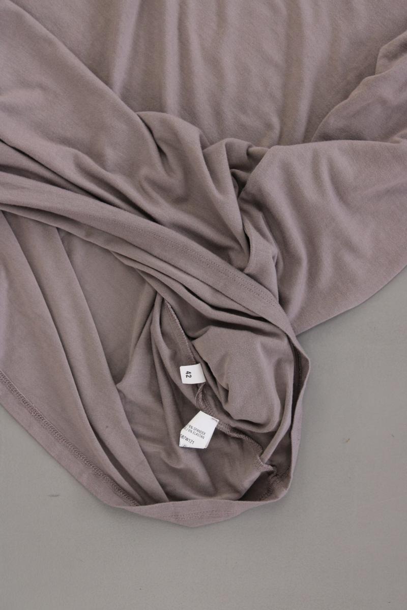 Repeat Longsleeve-Shirt Gr. 42 Langarm grau aus Viskose