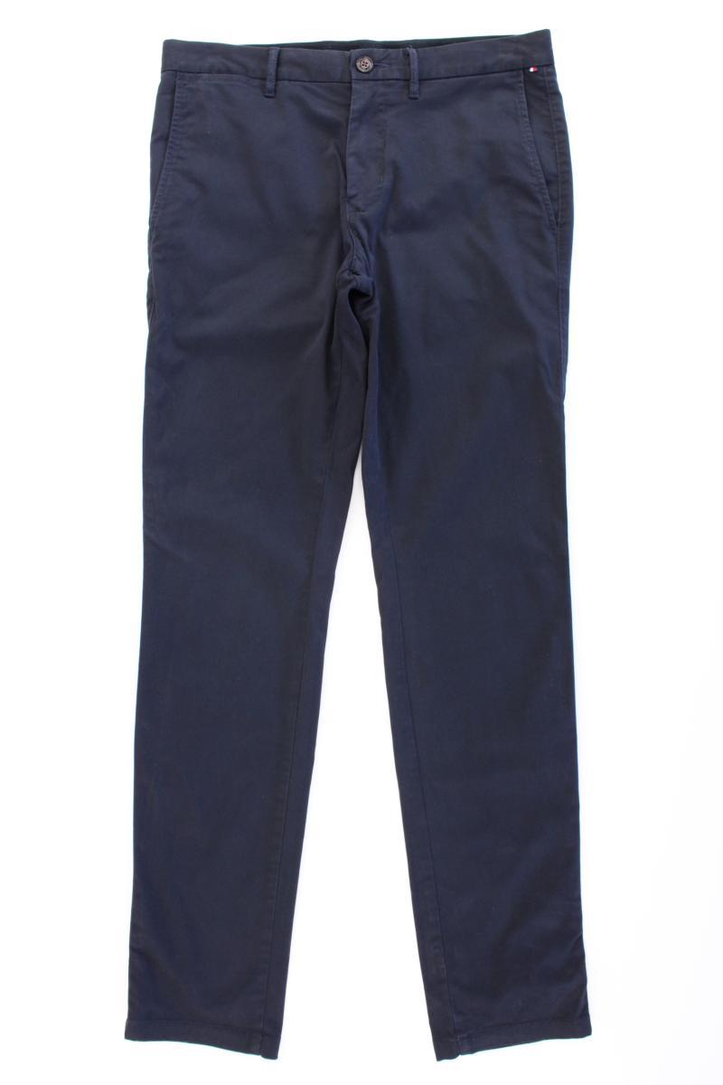 Tommy Hilfiger Chinohose für Herren Gr. W32/L34 blau aus Baumwolle