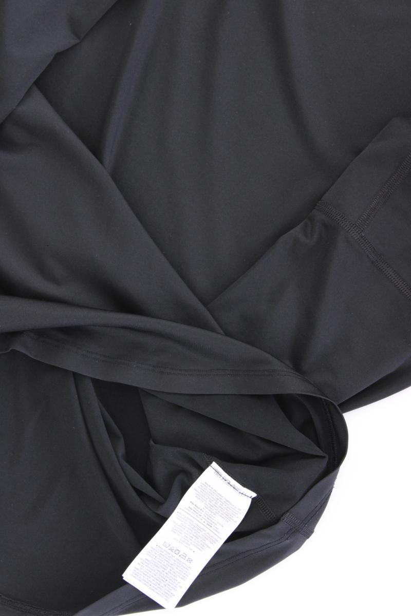 Nike Sportshirt für Herren Gr. M neuwertig Langarm schwarz aus Polyester