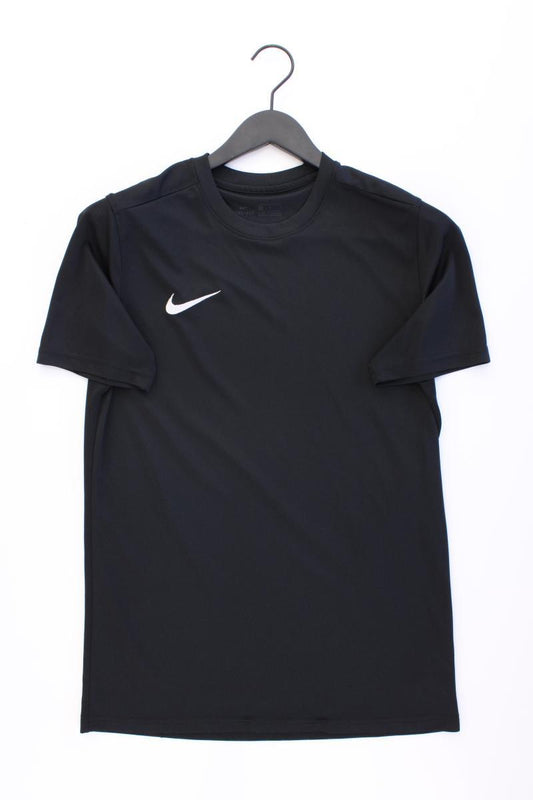 Nike Sportshirt für Herren Gr. M neuwertig Kurzarm schwarz aus Polyester