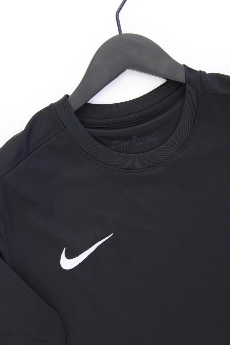 Nike Sportshirt für Herren Gr. M neuwertig Kurzarm schwarz aus Polyester