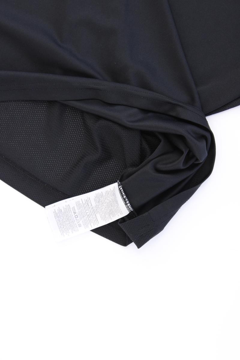 Nike Sportshirt für Herren Gr. M neuwertig Kurzarm schwarz aus Polyester