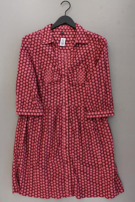 Casa Blanca Vögele Blusenkleid Gr. 44 3/4 Ärmel rosa aus Baumwolle