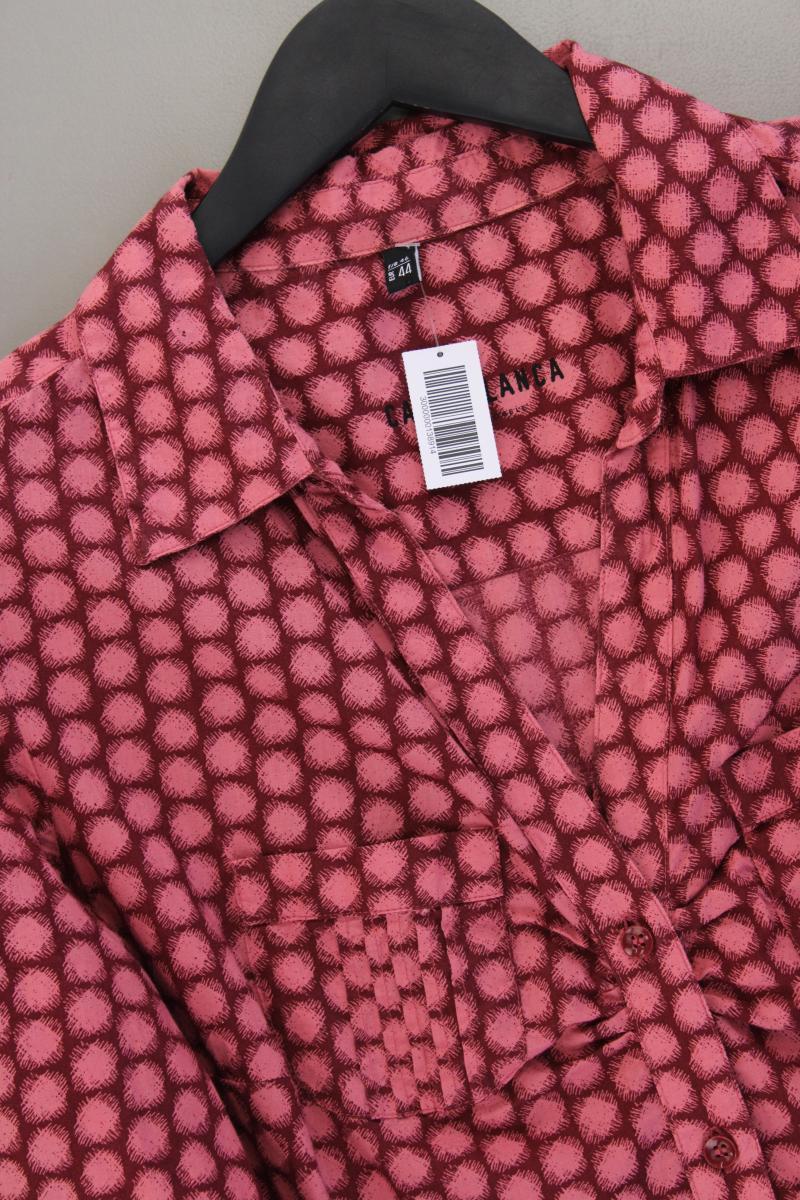 Casa Blanca Vögele Blusenkleid Gr. 44 3/4 Ärmel rosa aus Baumwolle
