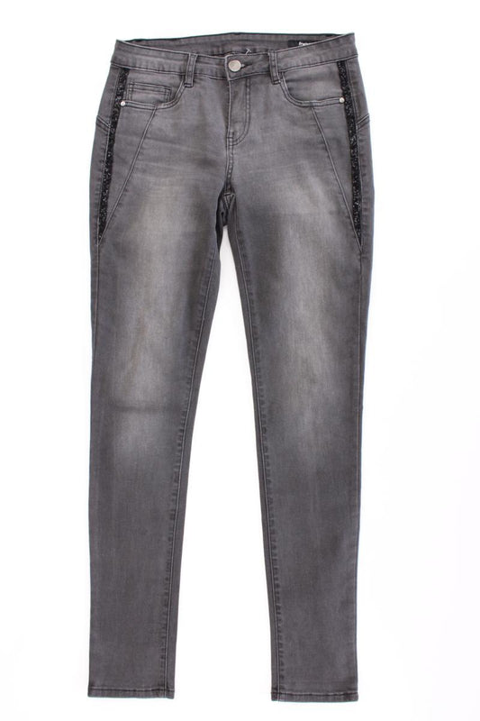 Fransa Skinny Jeans Gr. 38 grau aus Baumwolle
