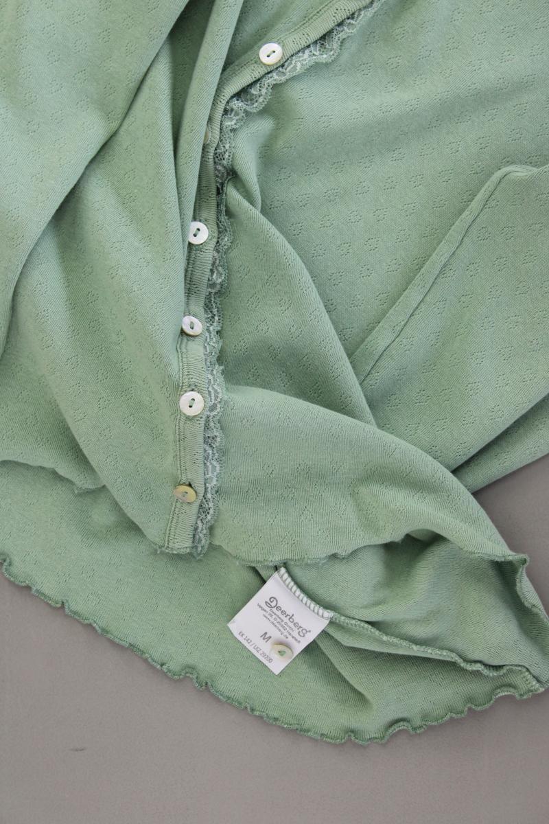 Deerberg Strickjacke Gr. M Langarm grün aus Baumwolle