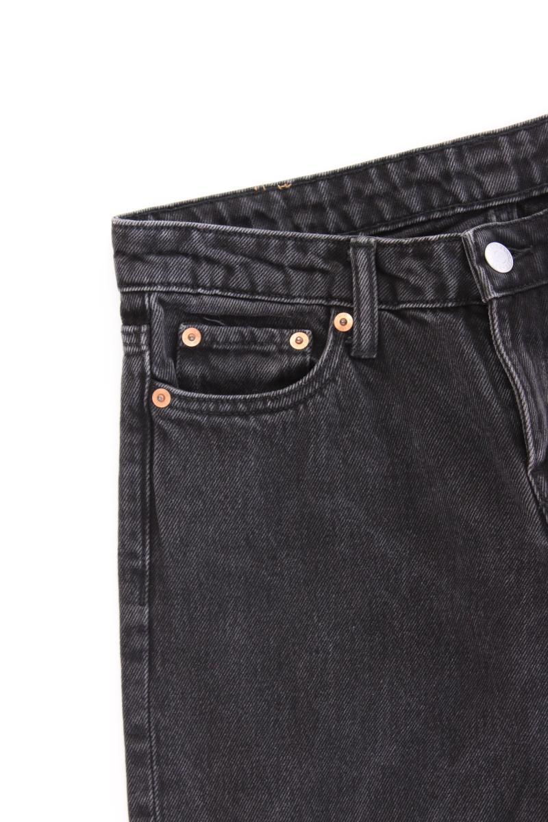 Weekday Straight Jeans Gr. W25/L34 schwarz aus Baumwolle