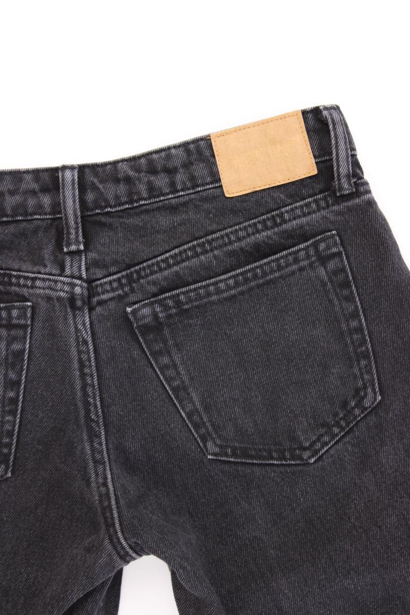 Weekday Straight Jeans Gr. W25/L34 schwarz aus Baumwolle