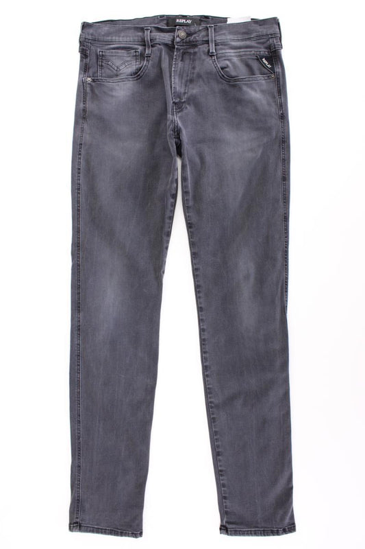 Replay Straight Jeans für Herren Gr. W34/L34 grau aus Baumwolle