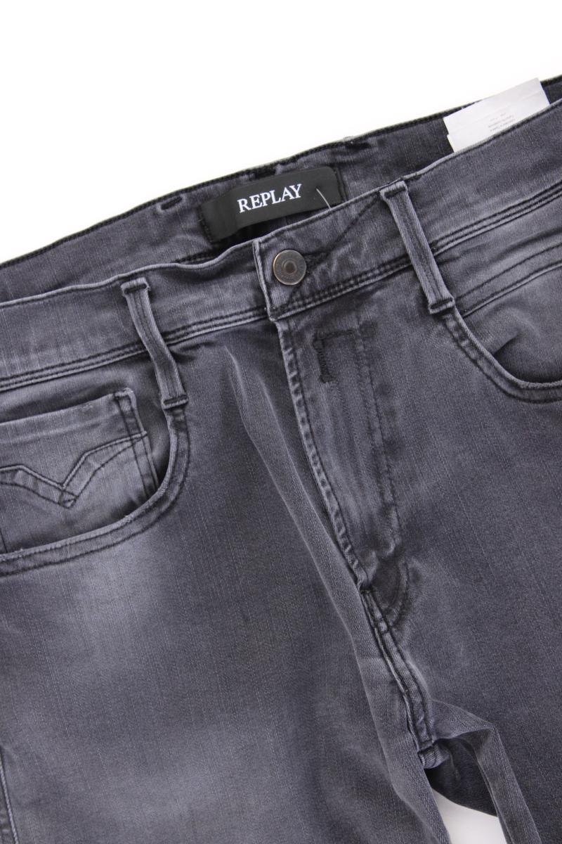 Replay Straight Jeans für Herren Gr. W34/L34 grau aus Baumwolle