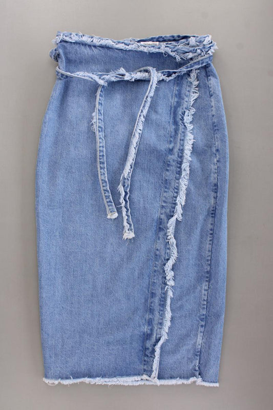 BIMBA Y LOLA Jeansrock Gr. S blau aus Baumwolle