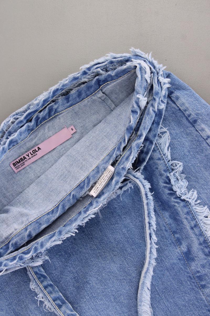 BIMBA Y LOLA Jeansrock Gr. S blau aus Baumwolle