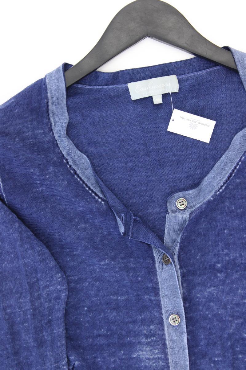 Lawrence Grey Cashmere Cardigan Gr. M Langarm blau