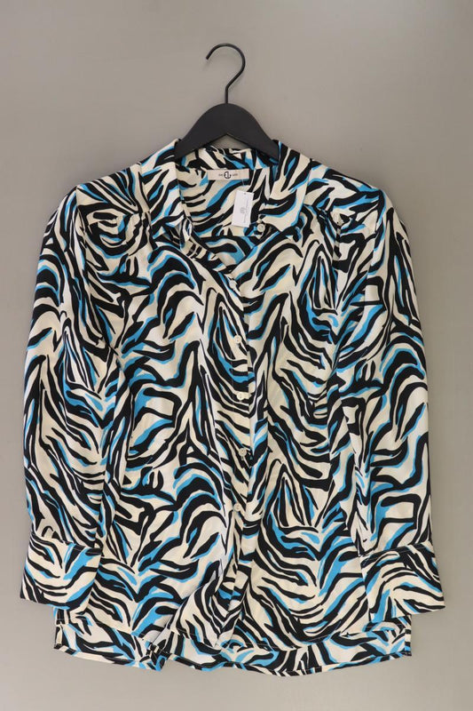 Eva Lutz Langarmbluse Gr. 42 mehrfarbig aus Polyester