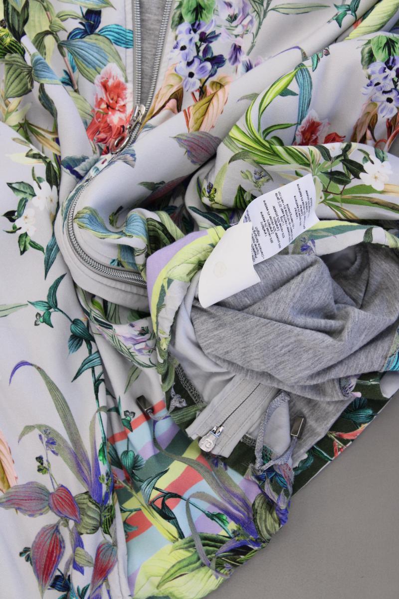 Bianca Blouson Jäckchen Gr. 44 mit Blumenmuster neuwertig mehrfarbig aus Viskose