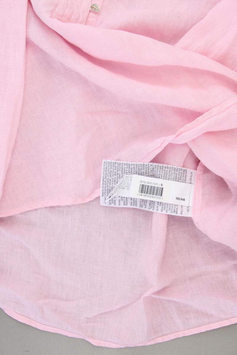 Zara Leinenbluse Gr. S Langarm rosa