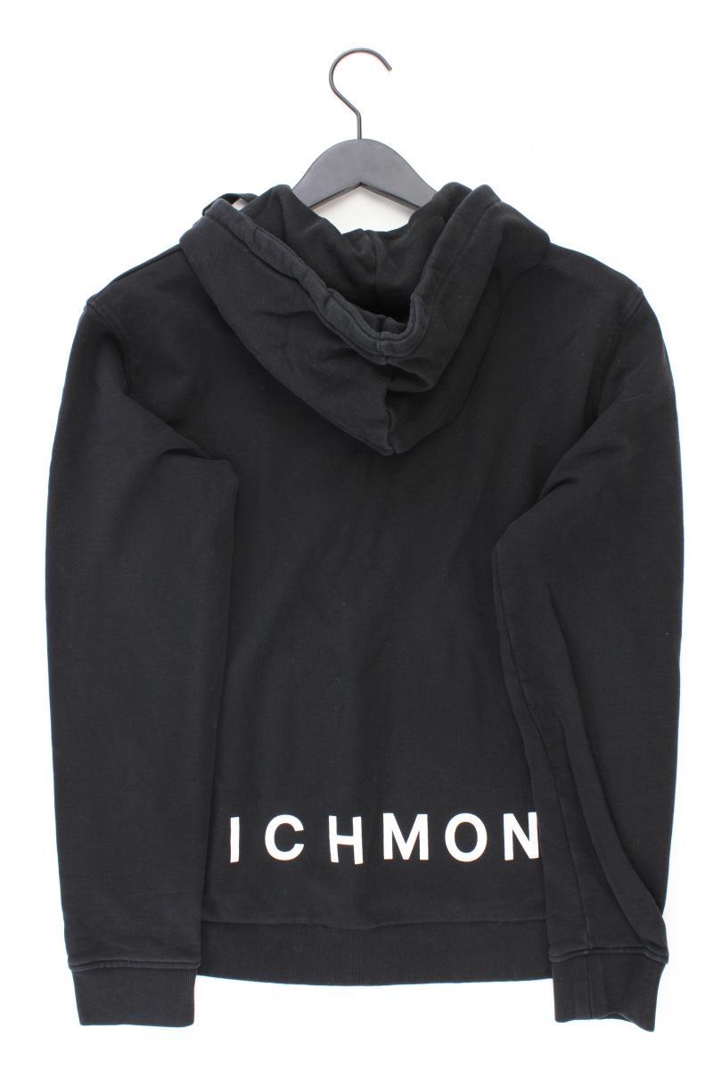 John Richmond Hoodie für Herren Gr. M neuwertig schwarz aus Baumwolle