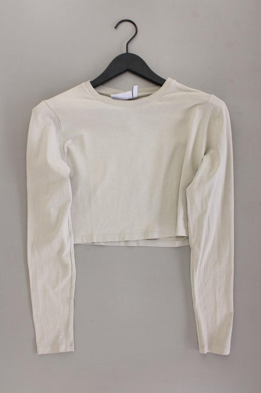 Weekday Cropped Shirt Gr. XL Langarm grau