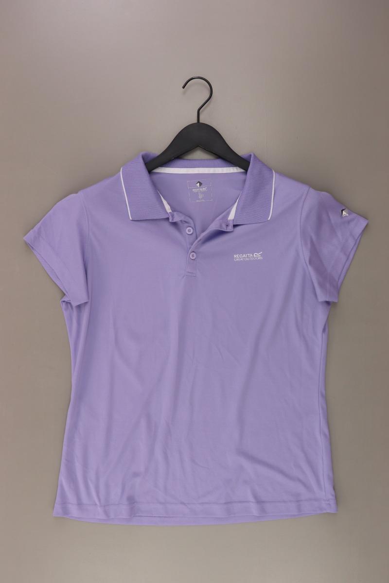 Regatta Poloshirt Gr. 44 Kurzarm lila