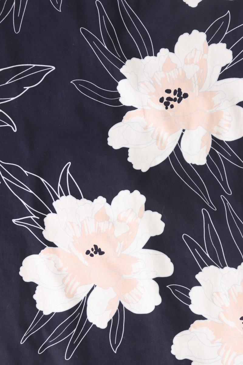 comma, Midirock Gr. 36 mit Blumenmuster blau aus Viskose