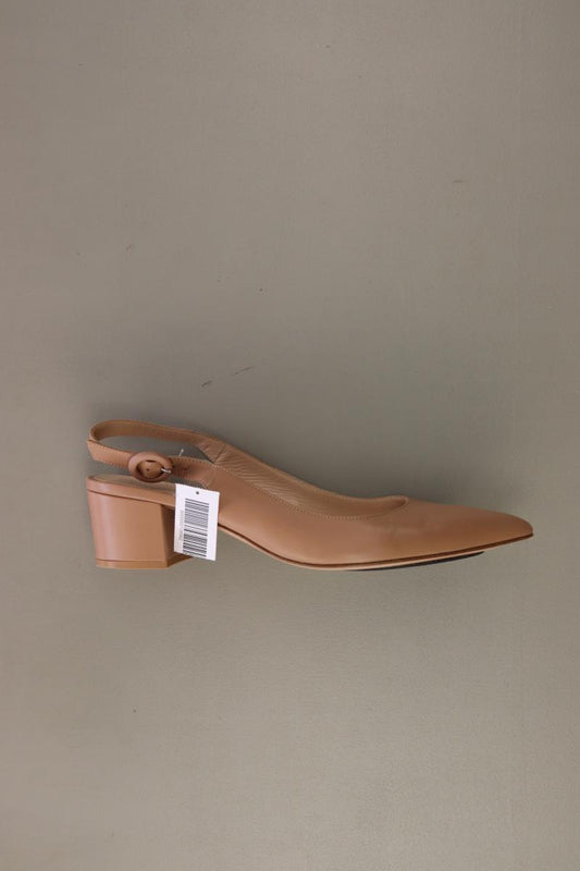Gianvito Rossi Sling-Back Pumps Gr. 37 braun aus Leder