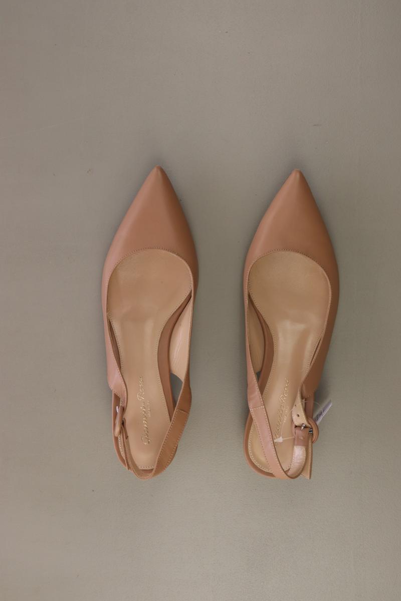 Gianvito Rossi Sling-Back Pumps Gr. 37 braun aus Leder