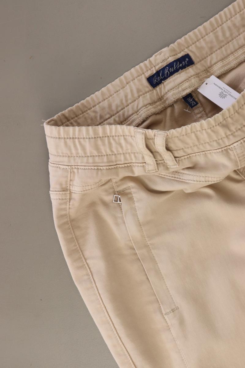 Red Button Stretchhose Gr. 36 creme aus Baumwolle