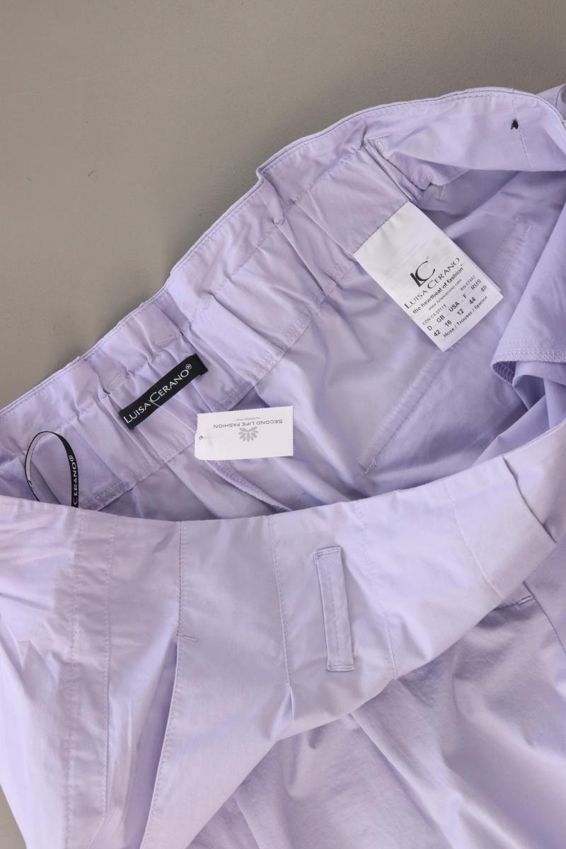 Luisa Cerano Shorts Gr. 42 lila aus Baumwolle