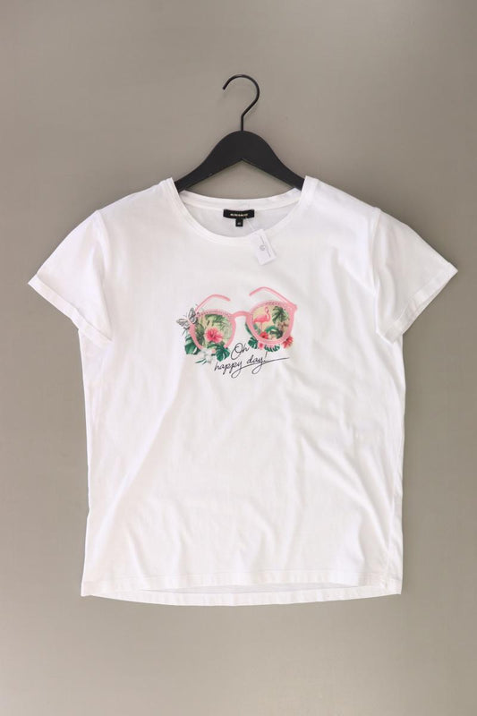More&More Printshirt Gr. 40 Kurzarm weiß