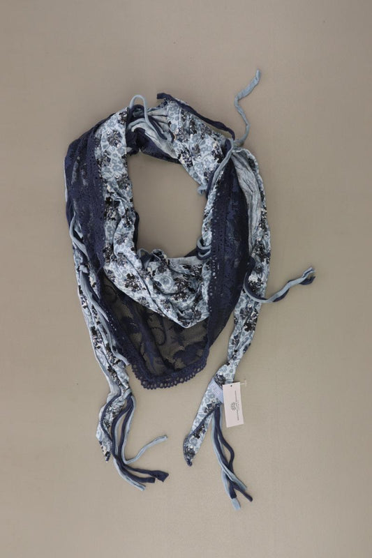 Cecil Tuch mit Blumenmuster blau