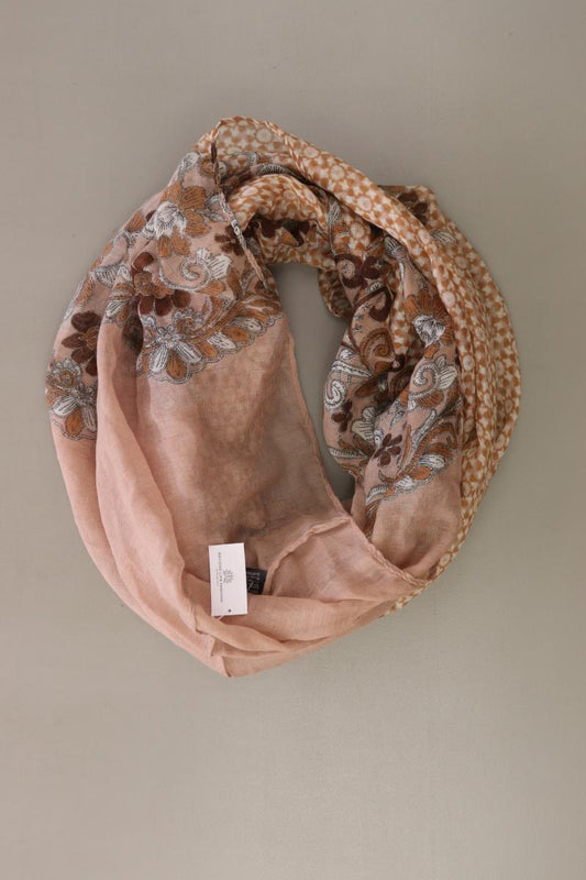 Tuch mit Blumenmuster braun